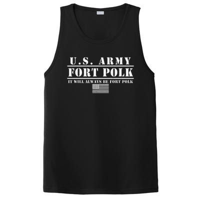 Fort Polk Louisiana Tigerland It Will Always Be Ft. Polk PosiCharge Competitor Tank