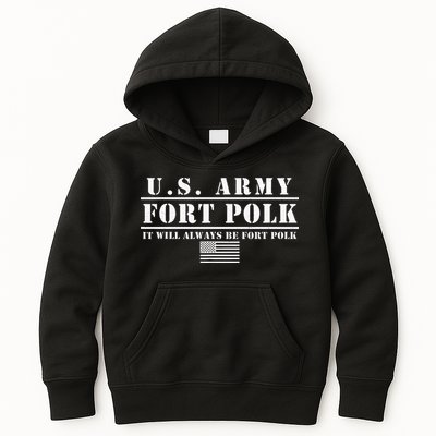 Fort Polk Louisiana Tigerland It Will Always Be Ft. Polk Kids Hoodie