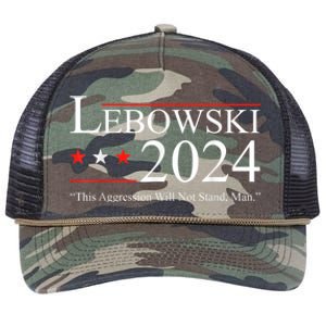 Funny Political Lebowski Political Election Vote 2024 Retro Rope Trucker Hat Cap