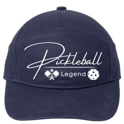 Funny Pickleball Legend Player 7-Panel Snapback Hat