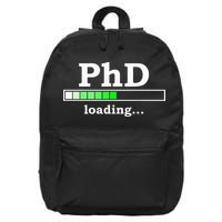 Future Phd Loading Funny Phinished Promotion Gift 16 in Basic Backpack