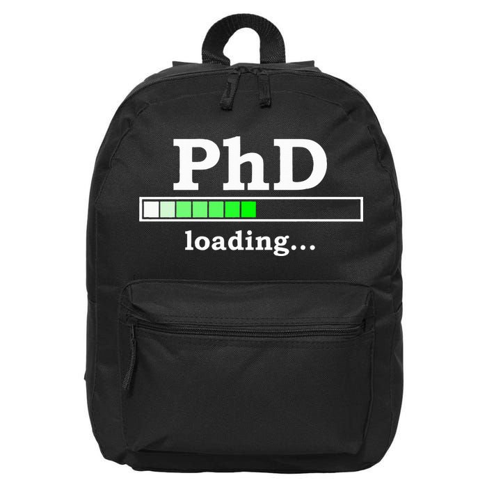Future Phd Loading Funny Phinished Promotion Gift 16 in Basic Backpack