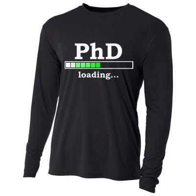 Future Phd Loading Funny Phinished Promotion Gift Cooling Performance Long Sleeve Crew