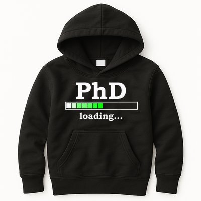 Future Phd Loading Funny Phinished Promotion Gift Kids Hoodie