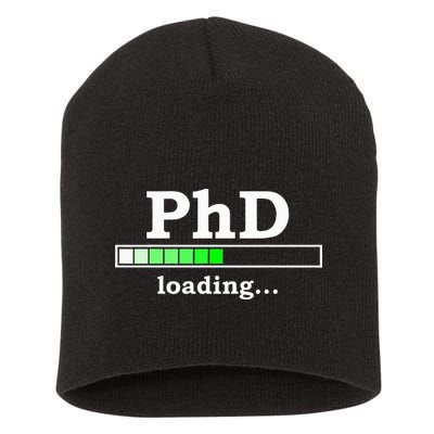 Future Phd Loading Funny Phinished Promotion Gift Short Acrylic Beanie