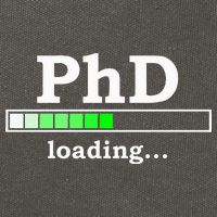 Future Phd Loading Funny Phinished Promotion Gift Cotton Canvas Backpack