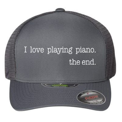 Funny Piano Lover Piano Player Musician Classical Music Flexfit Unipanel Trucker Cap