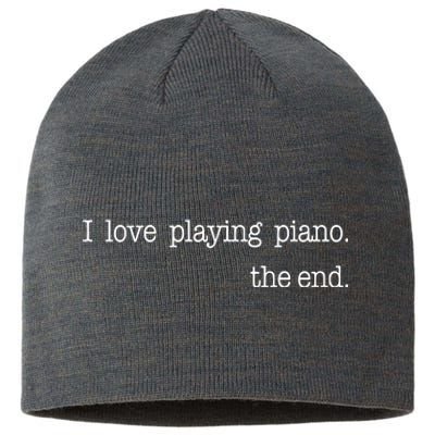 Funny Piano Lover Piano Player Musician Classical Music Sustainable Beanie