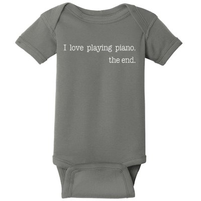 Funny Piano Lover Piano Player Musician Classical Music Baby Bodysuit