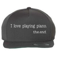 Funny Piano Lover Piano Player Musician Classical Music Wool Snapback Cap