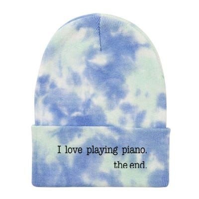 Funny Piano Lover Piano Player Musician Classical Music Tie Dye 12in Knit Beanie