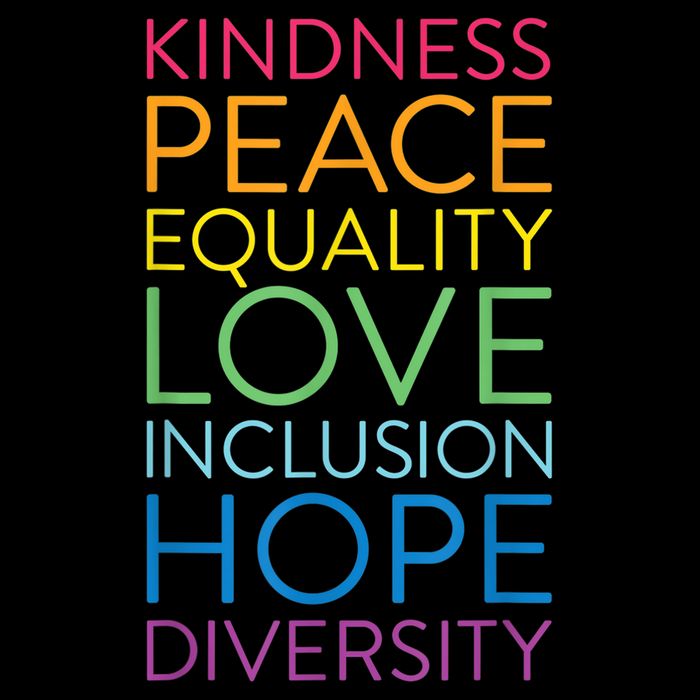 Funny Peace Love Inclusion Equality Diversity Human Rights Gift Cooling Performance Crew T-Shirt
