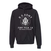 Fort Polk Louisiana Tigerland Premium Hoodie