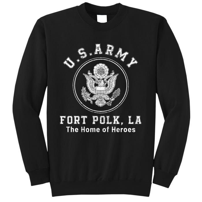 Fort Polk Louisiana Tigerland Tall Sweatshirt