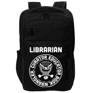 Funny Punk Librarian Gift Great Gift Impact Tech Backpack