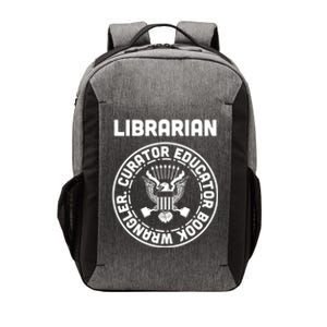 Funny Punk Librarian Gift Great Gift Vector Backpack