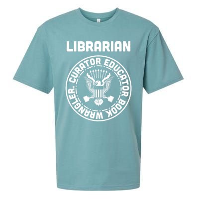 Funny Punk Librarian Gift Great Gift Sueded Cloud Jersey T-Shirt