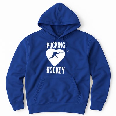 Funny Pucking Love Hockey Adult Novelty Player Fan Gift Hoodie