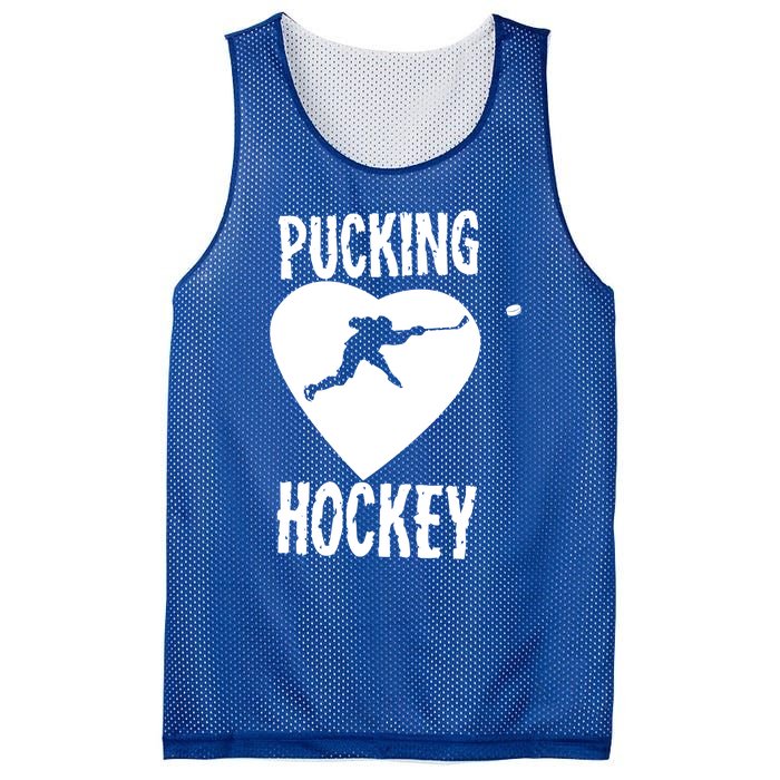 Funny Pucking Love Hockey Adult Novelty Player Fan Gift Mesh Reversible Basketball Jersey Tank