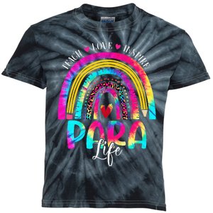 Funny Para Life Teacher Rainbow Tie Dye First Day Of School Kids Tie-Dye T-Shirt