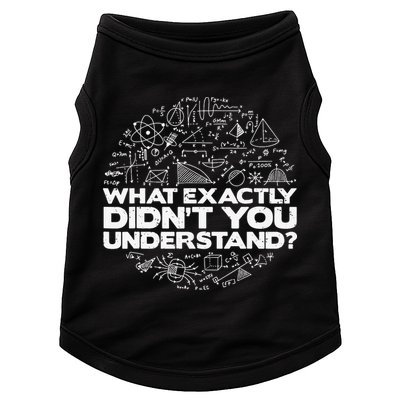 Funny Physics Lover Tee Physics Humor Doggie Tank