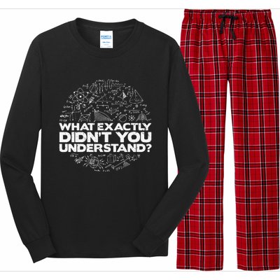 Funny Physics Lover Tee Physics Humor Long Sleeve Pajama Set