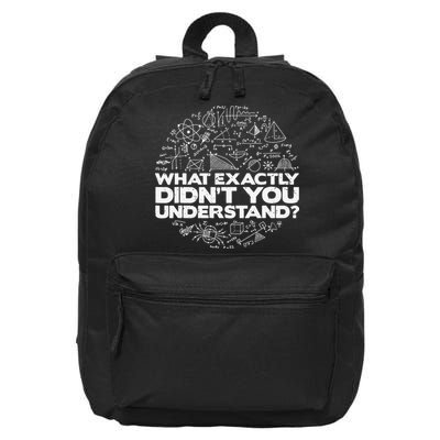 Funny Physics Lover Tee Physics Humor 16 in Basic Backpack