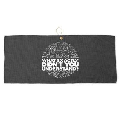 Funny Physics Lover Tee Physics Humor Large Microfiber Waffle Golf Towel