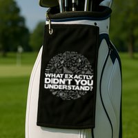 Funny Physics Lover Tee Physics Humor Golf Towel