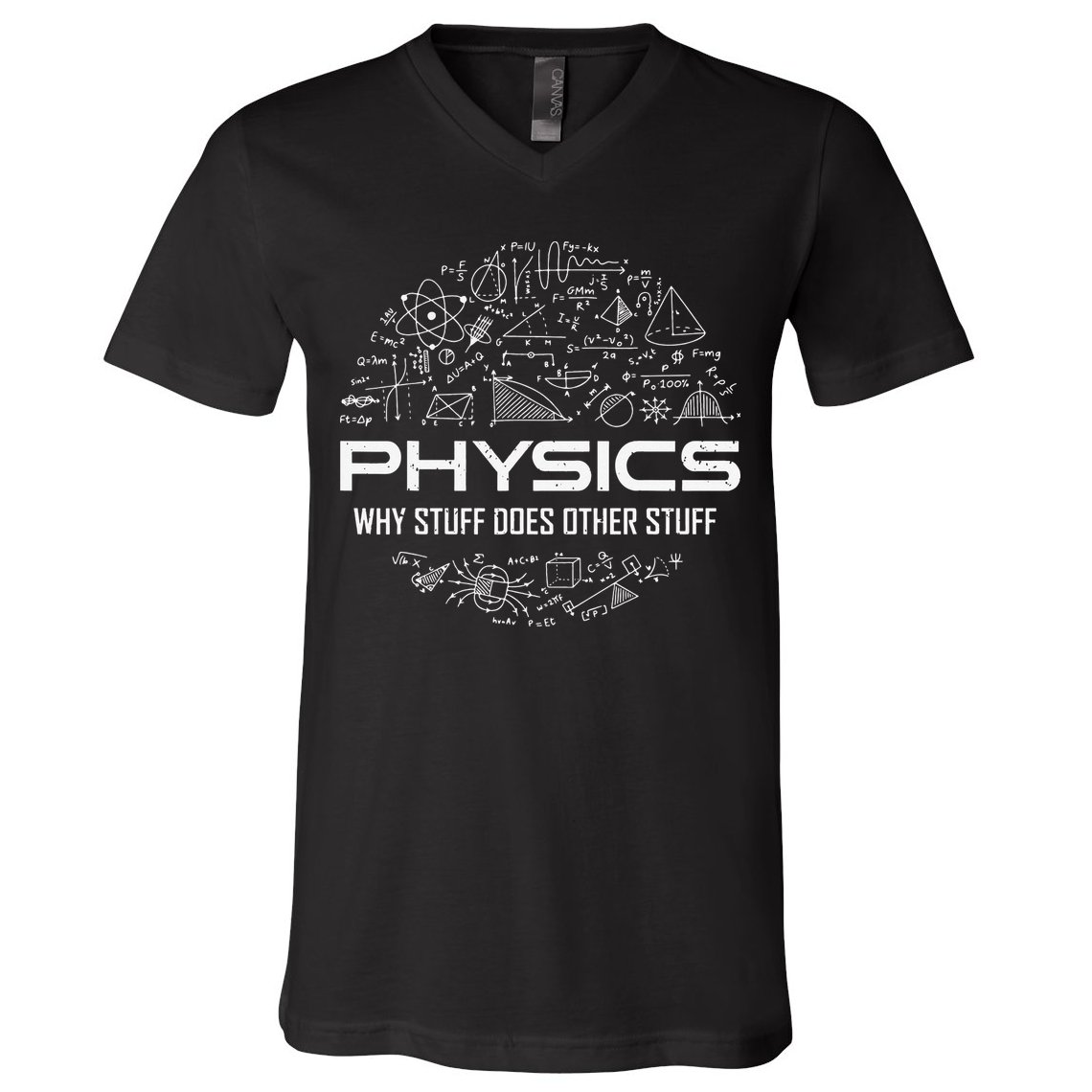 Funny Physics Lover Physics Humor V-Neck T-Shirt