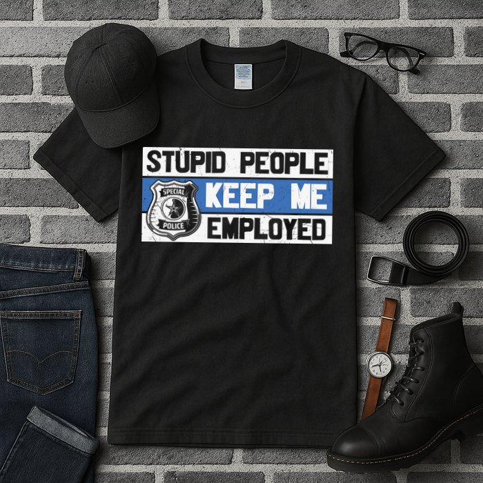 Funny Police Law Enforcement Tall T-Shirt
