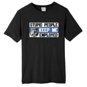 Funny Police Law Enforcement Tall Fusion ChromaSoft Performance T-Shirt