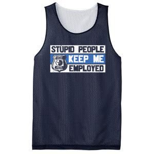 Funny Police Law Enforcement Mesh Reversible Basketball Jersey Tank