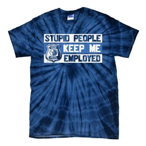 Funny Police Law Enforcement Tie-Dye T-Shirt