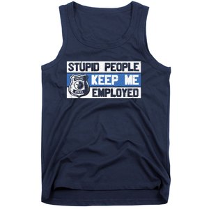 Funny Police Law Enforcement Tank Top