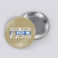 Funny Police Law Enforcement Button