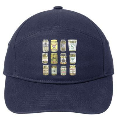 Funny Pickle Lovers Gift 7-Panel Snapback Hat