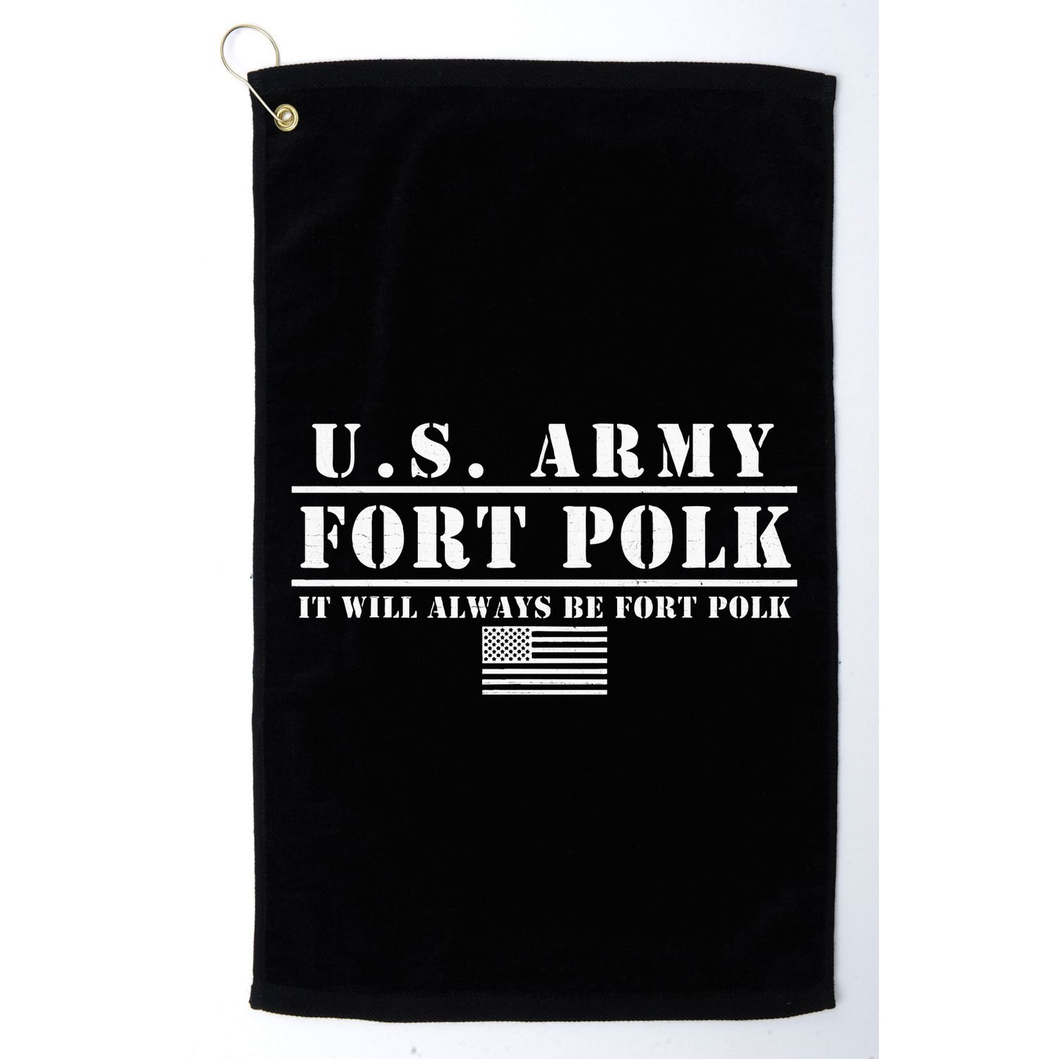 Fort Polk Louisiana Tigerland It Will Always Be Ft. Polk Golf Towel
