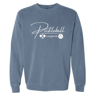 Funny Pickleball Legend Player Garment-Dyed Sweatshirt