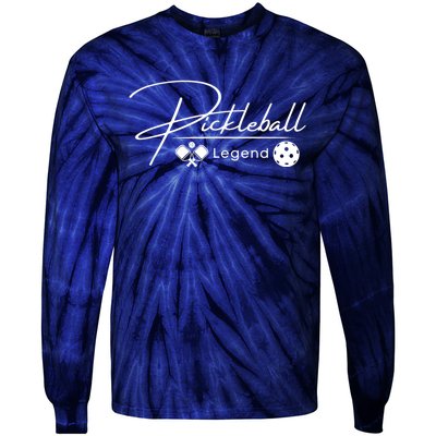 Funny Pickleball Legend Player Tie-Dye Long Sleeve Shirt