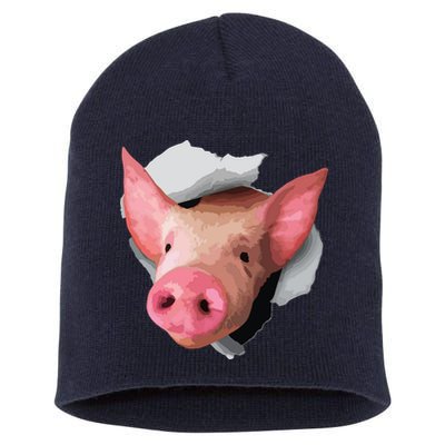 Funny Pig Lover Shirts Farm Animal Short Acrylic Beanie