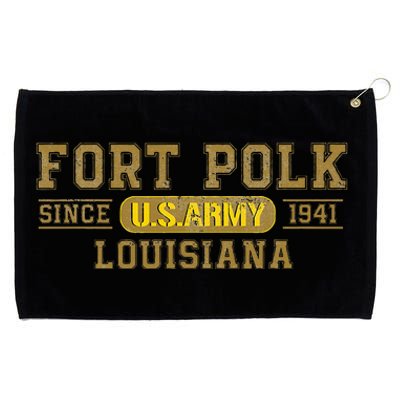 Fort Polk Louisiana Grommeted Golf Towel