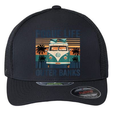 Funny Pogue Life Outer Banks Retro Vintage 1 Flexfit Unipanel Trucker Cap