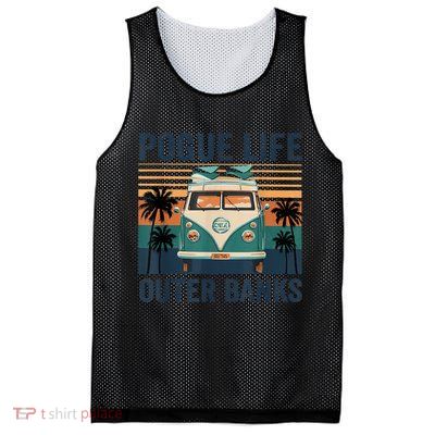 Funny Pogue Life Outer Banks Retro Vintage 1 Mesh Reversible Basketball Jersey Tank