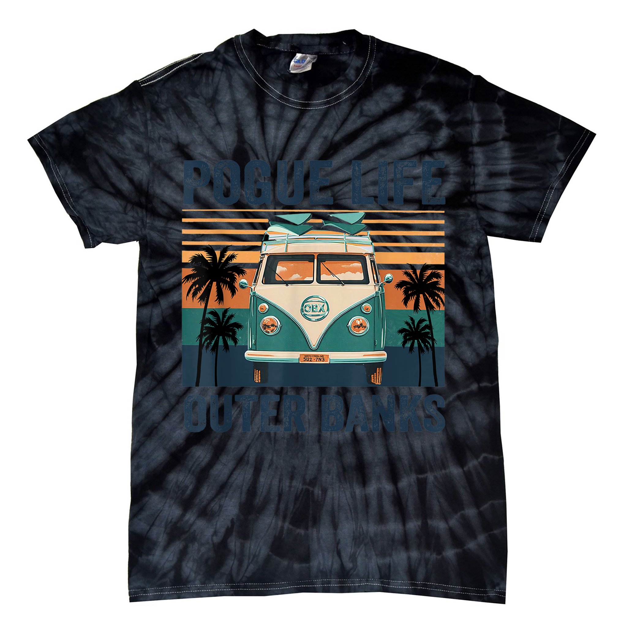 Funny Pogue Life Outer Banks Retro Vintage 1 Tie-Dye T-Shirt