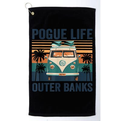 Funny Pogue Life Outer Banks Retro Vintage 1 Golf Towel