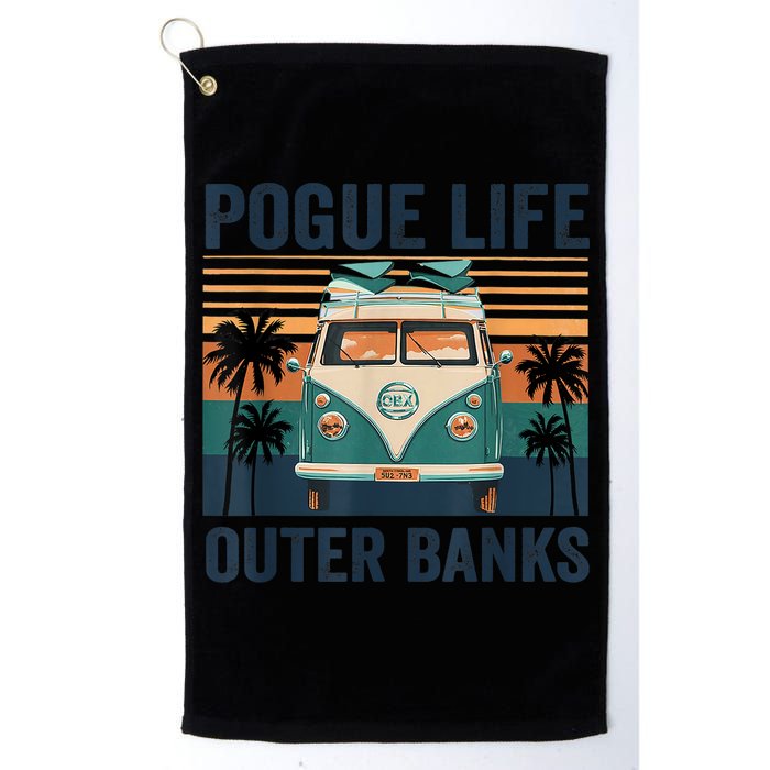 Funny Pogue Life Outer Banks Retro Vintage 1 Golf Towel