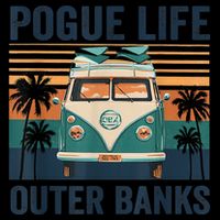 Funny Pogue Life Outer Banks Retro Vintage 1 Womens T-Shirt