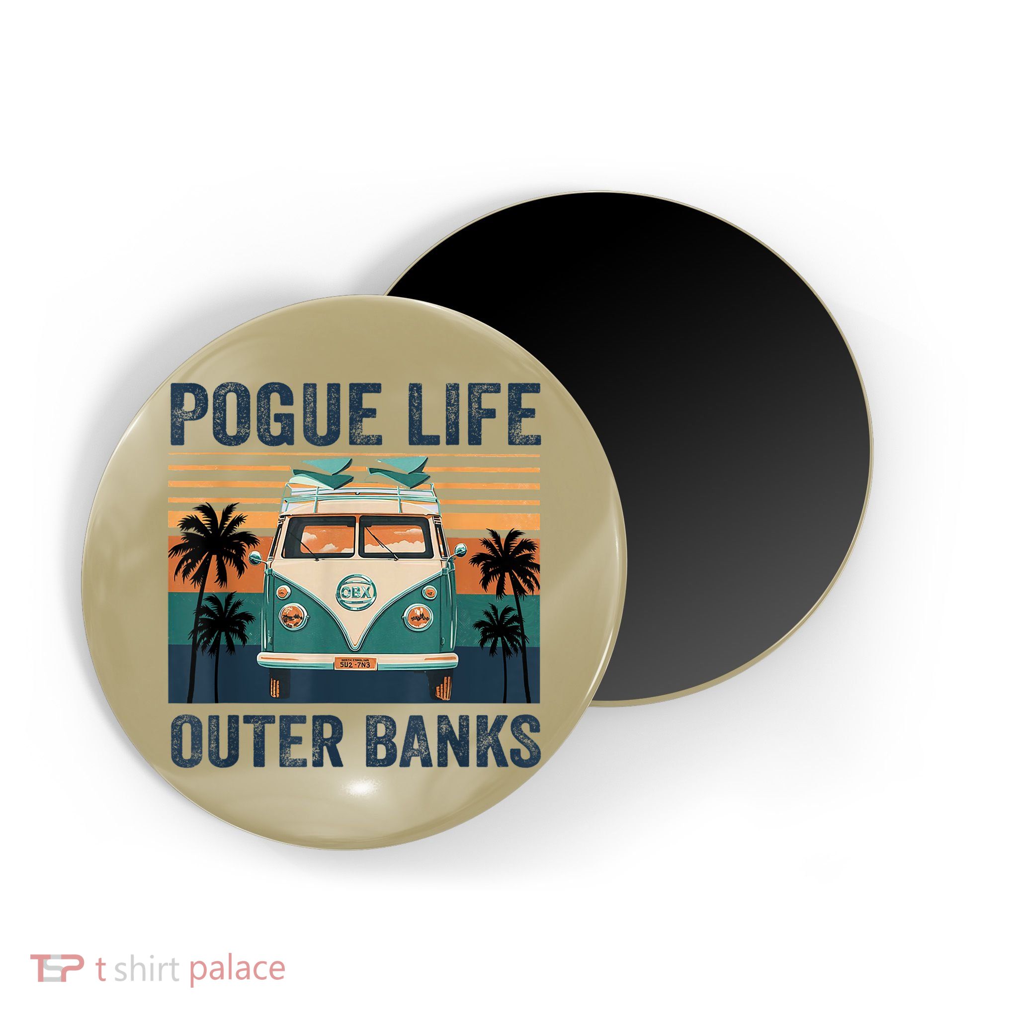 Funny Pogue Life Outer Banks Retro Vintage 1 Magnet