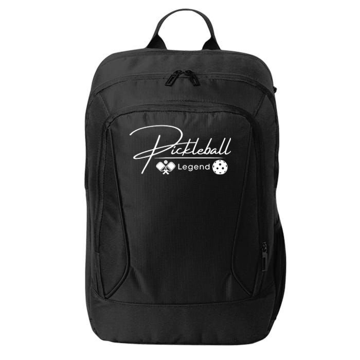 Funny Pickleball Legend Player City Backpack